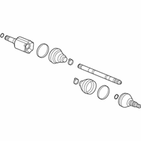 OEM Buick LaCrosse Axle Assembly - 84009679