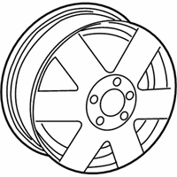 OEM Saturn Ion Wheel Rim, 17X7 *Washer-9752 - 9596599