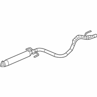 OEM Saturn Ion Exhaust Resonator Pipe Assembly - 15887590