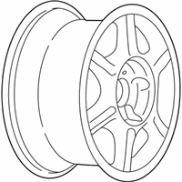 OEM Oldsmobile Wheel, Alloy - 9595078