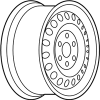 OEM Chevrolet Trailblazer Spare Wheel - 9593405