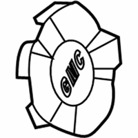 OEM GMC Envoy XUV Wheel Cap - 9594937