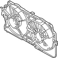 OEM Pontiac Grand Prix Shroud Kit, Engine Electric Coolant Fan - 12367288