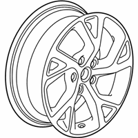 OEM Chevrolet Equinox Wheel, Alloy - 84443869