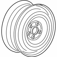 OEM GMC Terrain Wheel Rim Spare-16X4.0Bt Steel 41Mm Outside 115X5Xm - 22969708