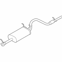 OEM Chevrolet Tracker Exhaust Muffler (On Esn) - 91175656