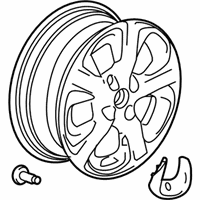 OEM Chevrolet Spark Wheel, Alloy - 95392967
