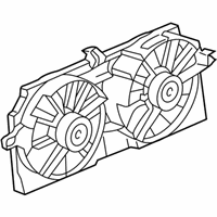 OEM Pontiac Grand Prix Shroud Kit, Engine Electric Coolant Fan - 12367291