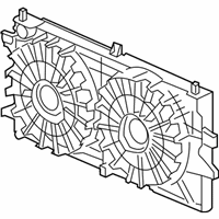 OEM Pontiac Grand Prix Shroud, Engine Coolant Fan - 89018447