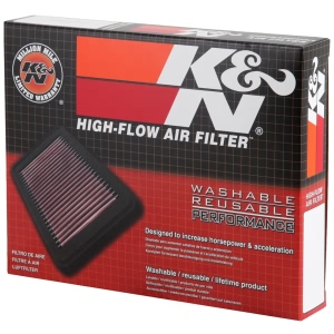 K&N 33 Series Panel Red Air Filter （9.125" L x 7.063" W x 1.063" H) for Oldsmobile Silhouette - 33-2156