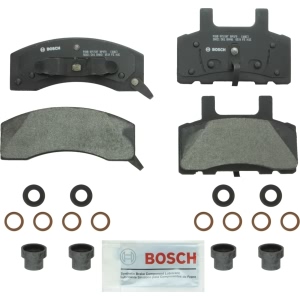 Bosch QuietCast™ Premium Organic Front Disc Brake Pads for Chevrolet C2500 - BP370