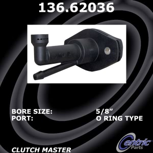 Centric Premium Clutch Master Cylinder for Pontiac Grand Am - 136.62036