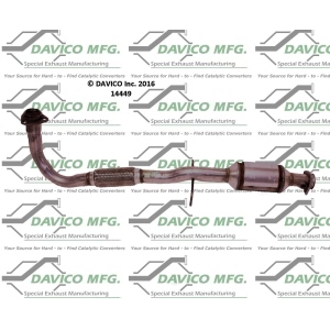 Davico Direct Fit Catalytic Converter and Pipe Assembly for Saturn SW1 - 14449