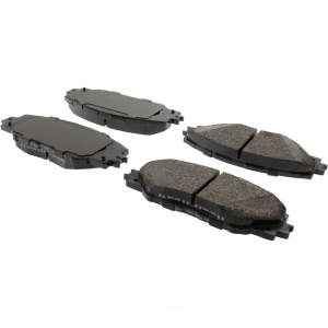 Centric Posi Quiet™ Extended Wear Semi-Metallic Front Disc Brake Pads for Pontiac Vibe - 106.12110