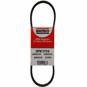 BANDO Rib Ace™ V-Ribbed Serpentine Belt for Chevrolet Impala - 5PK1110