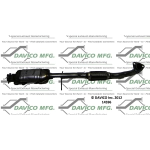 Davico Direct Fit Catalytic Converter and Pipe Assembly for Saturn SC1 - 14596