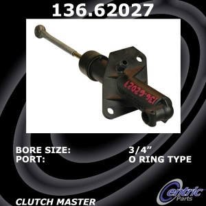 Centric Premium Clutch Master Cylinder for Pontiac Firebird - 136.62027