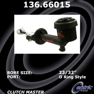 Centric Premium Clutch Master Cylinder for Chevrolet Silverado 3500 - 136.66015