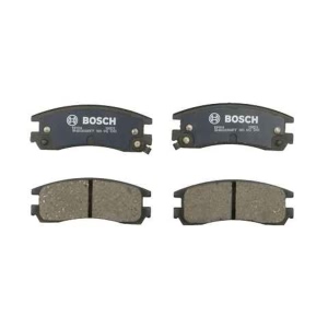 Bosch QuietCast™ Premium Organic Rear Disc Brake Pads for Chevrolet Venture - BP814