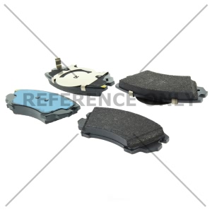 Centric Posi Quiet™ Extended Wear Semi-Metallic Front Disc Brake Pads for Chevrolet Equinox - 106.14040