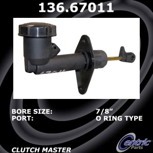 Centric Premium Clutch Master Cylinder - 136.67011