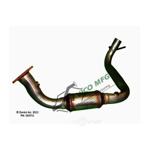 Davico Direct Fit Catalytic Converter and Pipe Assembly for GMC Sierra 2500 HD - 193711