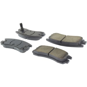 Centric Posi Quiet™ Ceramic Rear Disc Brake Pads for Pontiac Aztek - 105.06980