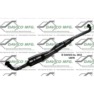 Davico Direct Fit Catalytic Converter and Pipe Assembly for Chevrolet Prizm - 13070