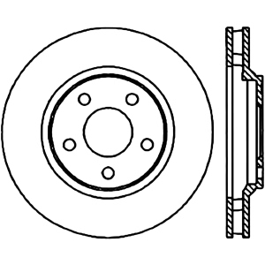 Centric Premium™ Brake Rotor for Oldsmobile Intrigue - 125.62055