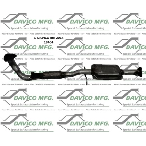 Davico Direct Fit Catalytic Converter and Pipe Assembly for Saturn SC1 - 19404
