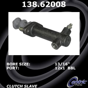 Centric Premium Clutch Slave Cylinder for Pontiac Fiero - 138.62008