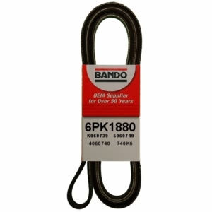 BANDO Rib Ace™ V-Ribbed Serpentine Belt for Chevrolet Aveo - 6PK1880