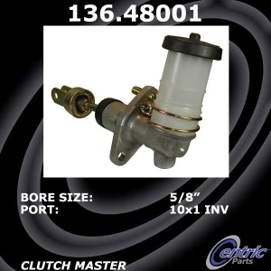 Centric Premium Clutch Master Cylinder for Chevrolet Tracker - 136.48001