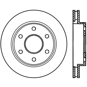 Centric Premium™ Brake Rotor for Chevrolet Avalanche 1500 - 125.66040