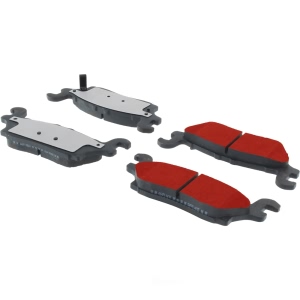 Centric Posi Quiet Pro™ Semi-Metallic Rear Disc Brake Pads for Hummer H3 - 500.11200
