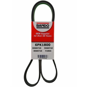 BANDO Rib Ace™ V-Ribbed Serpentine Belt for Pontiac Grand Prix - 6PK1800