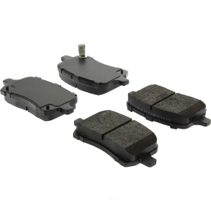 Centric Posi Quiet™ Extended Wear Semi-Metallic Front Disc Brake Pads for Pontiac G6 - 106.10280