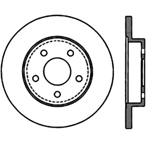 Centric Premium™ Brake Rotor for Pontiac G5 - 125.62079