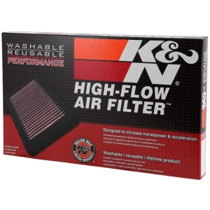 K&N 33 Series Panel Red Air Filter （12.438" L x 9.813" W x 1.188" H) for GMC Yukon XL 1500 - 33-2129