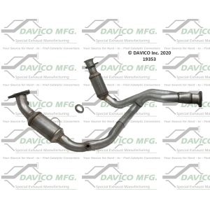Davico Direct Fit Catalytic Converter and Pipe Assembly for Chevrolet Tahoe - 19353