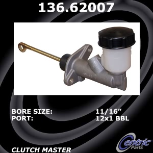 Centric Premium Clutch Master Cylinder for Pontiac Fiero - 136.62007