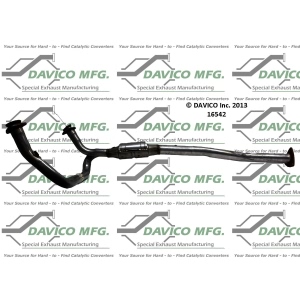 Davico Direct Fit Catalytic Converter and Pipe Assembly for GMC Savana 2500 - 16542