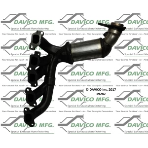 Davico Exhaust Manifold with Integrated Catalytic Converter for Hummer H3 - 19282