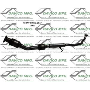 Davico Direct Fit Catalytic Converter and Pipe Assembly for Pontiac - 18411
