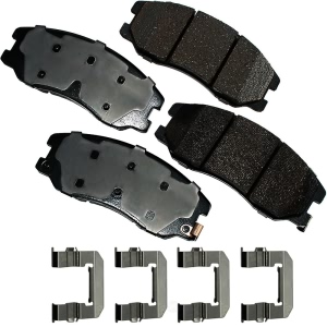 Akebono Pro-ACT™ Ultra-Premium Ceramic Front Disc Brake Pads for Chevrolet Equinox - ACT1264