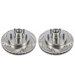 Power Stop PowerStop Evolution Performance Drilled, Slotted& Plated Brake Rotor Pair for GMC Savana 1500 - AR8625XPR