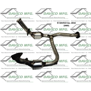 Davico Direct Fit Catalytic Converter and Pipe Assembly for Chevrolet SSR - 19491