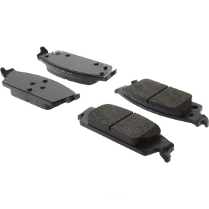 Centric Posi Quiet™ Extended Wear Semi-Metallic Rear Disc Brake Pads for GMC Yukon XL - 106.17070