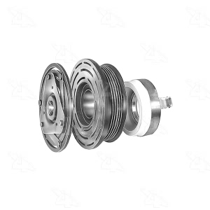 Four Seasons Reman GM Frigidaire/Harrison R4 Radial Clutch Assembly w/ Coil for Buick Roadmaster - 48656
