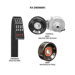 Dayco Demanding Drive Kit for Chevrolet K2500 Suburban - D60968K1